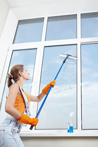 cleaning windows